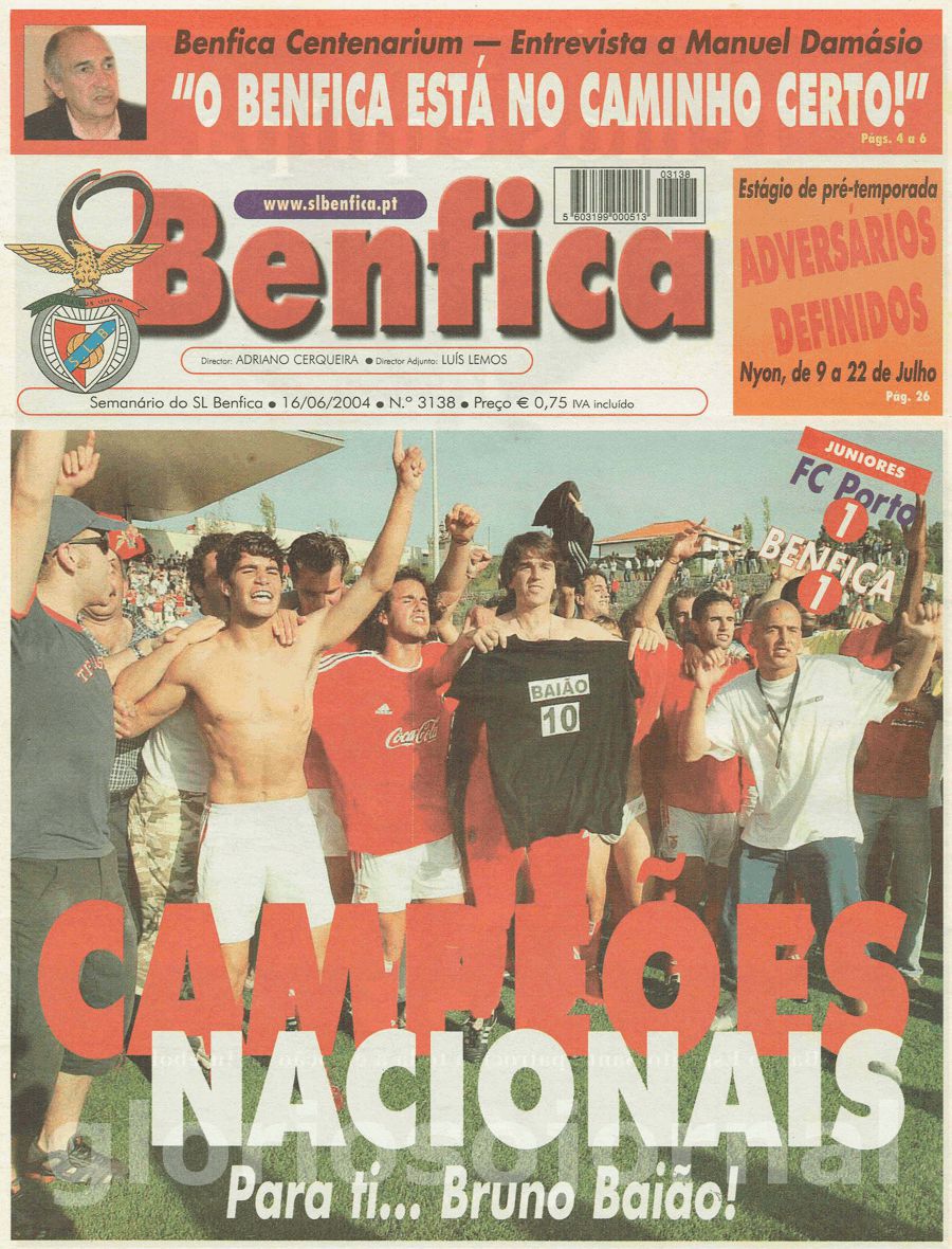 jornal o benfica 3138 2004-06-16